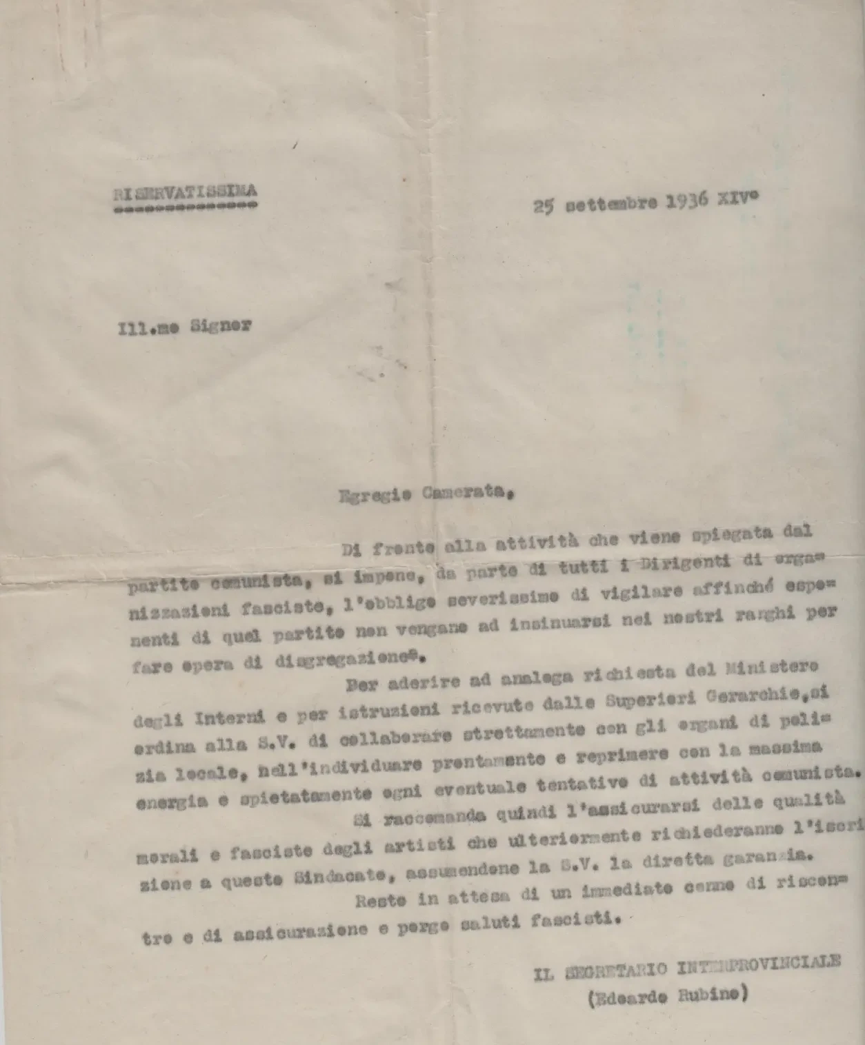 Circolare Rubino