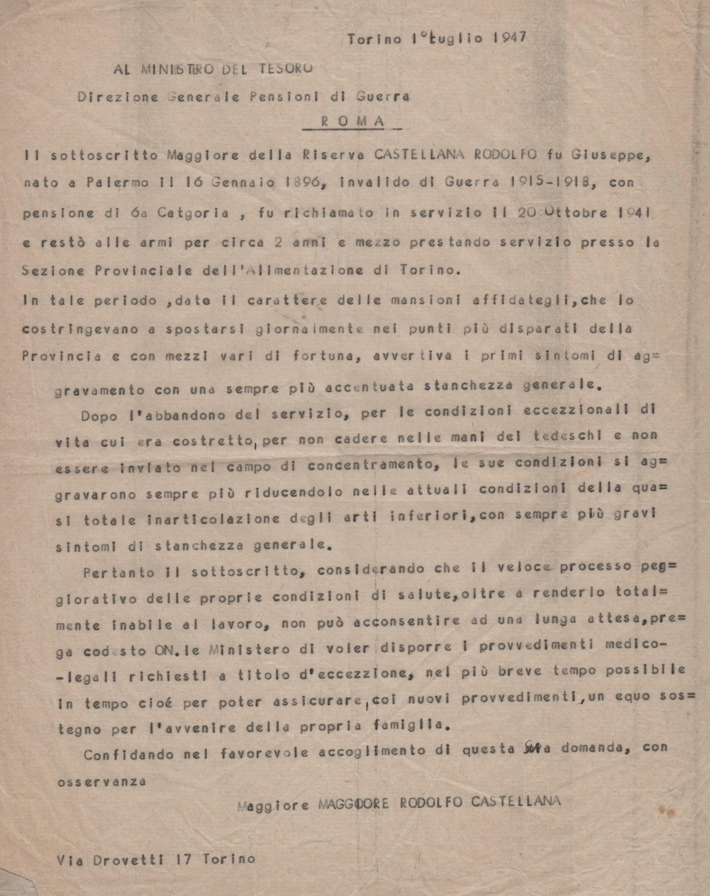 Pensione invalidità